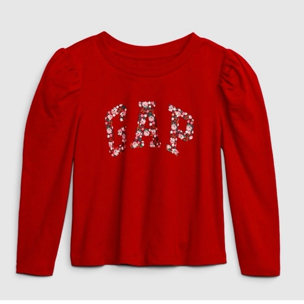 GAP Kids Red Long Sleeve Shirt